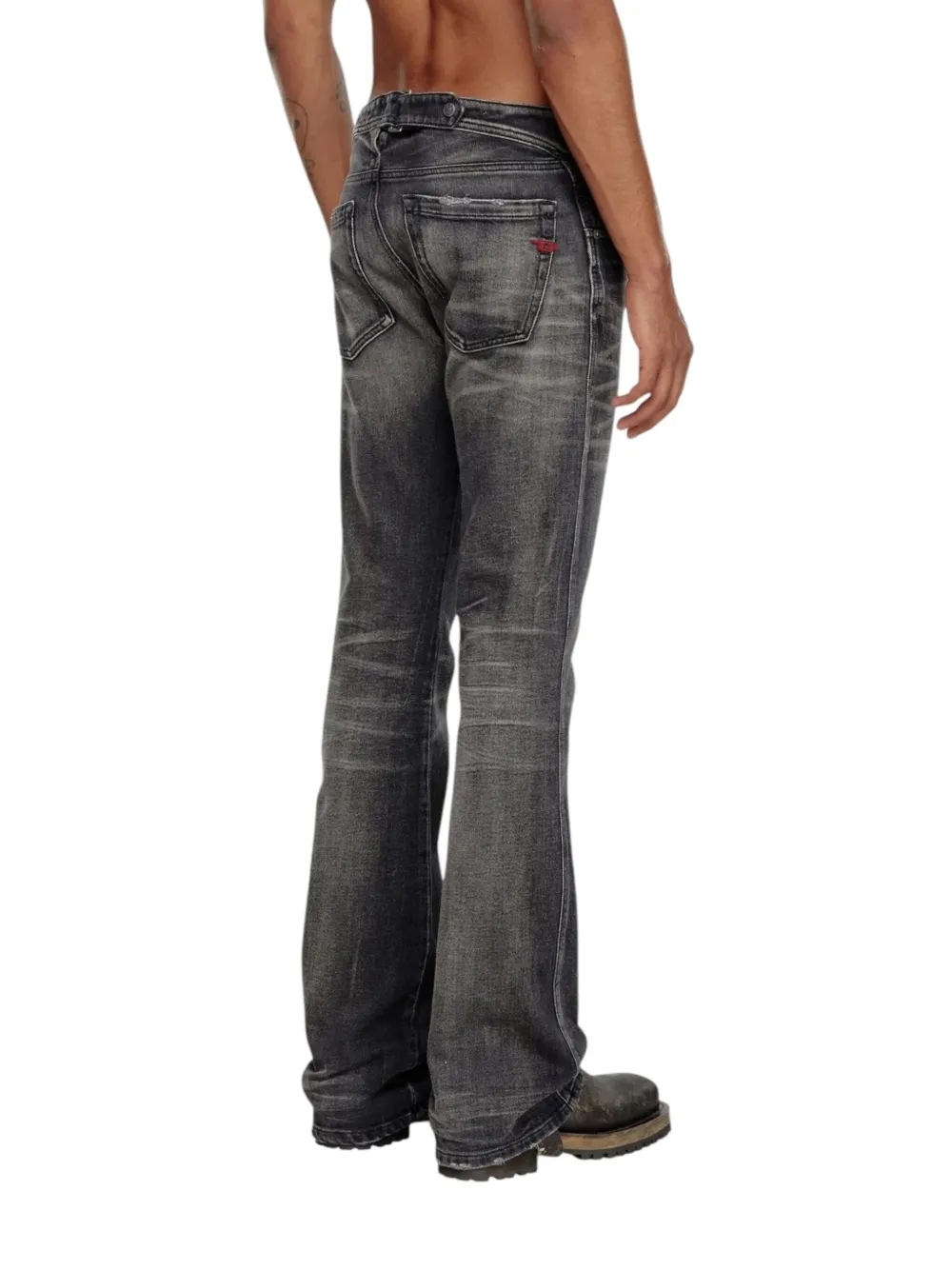 Diesel D-Backler-RR jeans Zwart