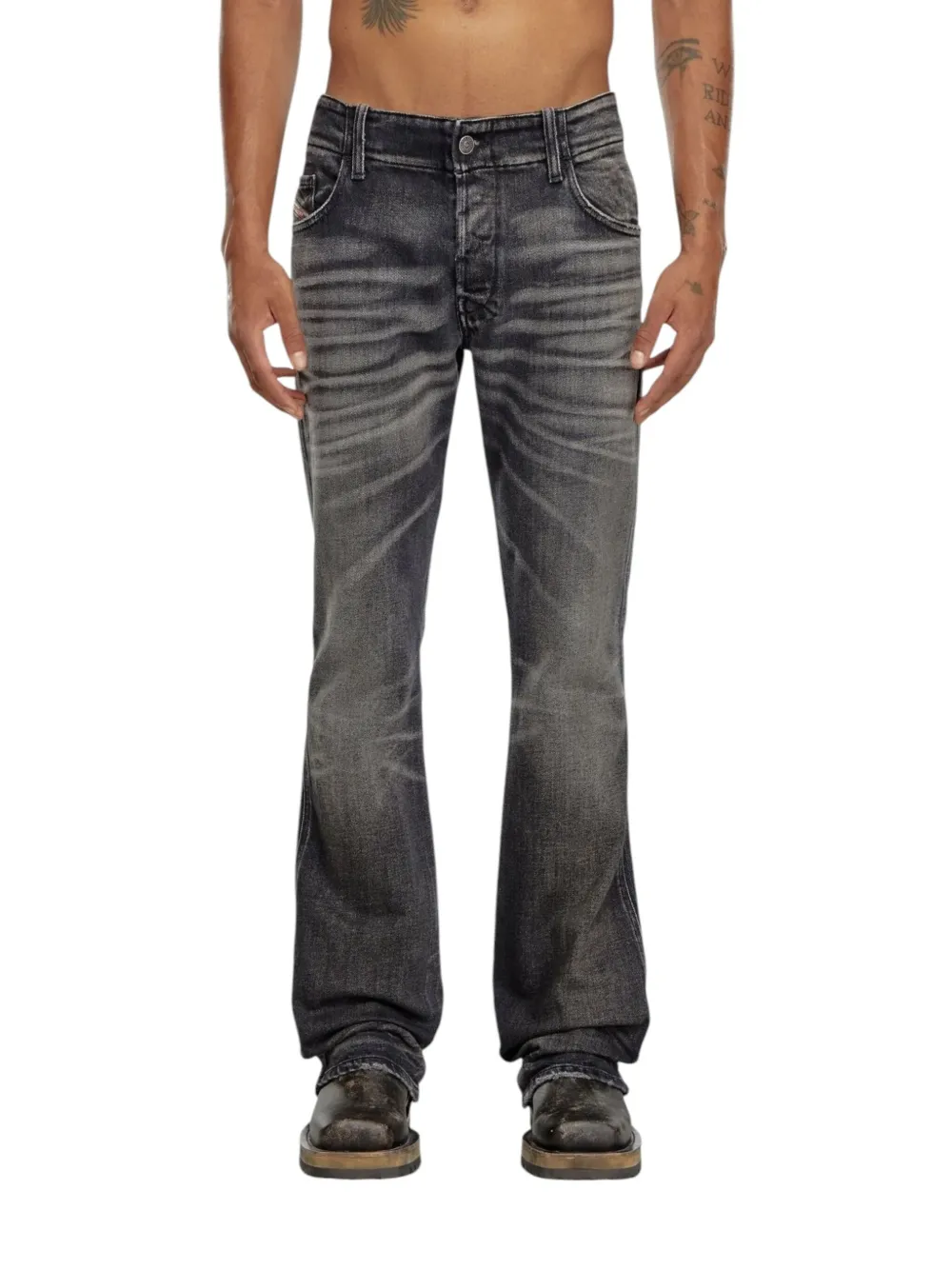 Diesel D-Backler-RR jeans Zwart