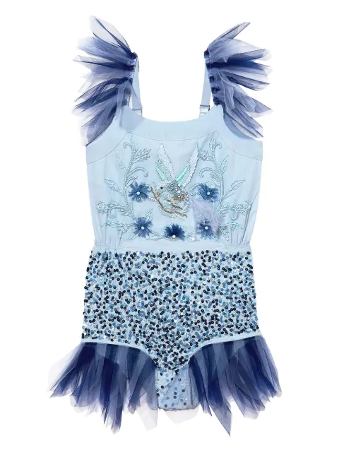 Tutu Du Monde mameluco Bluebird