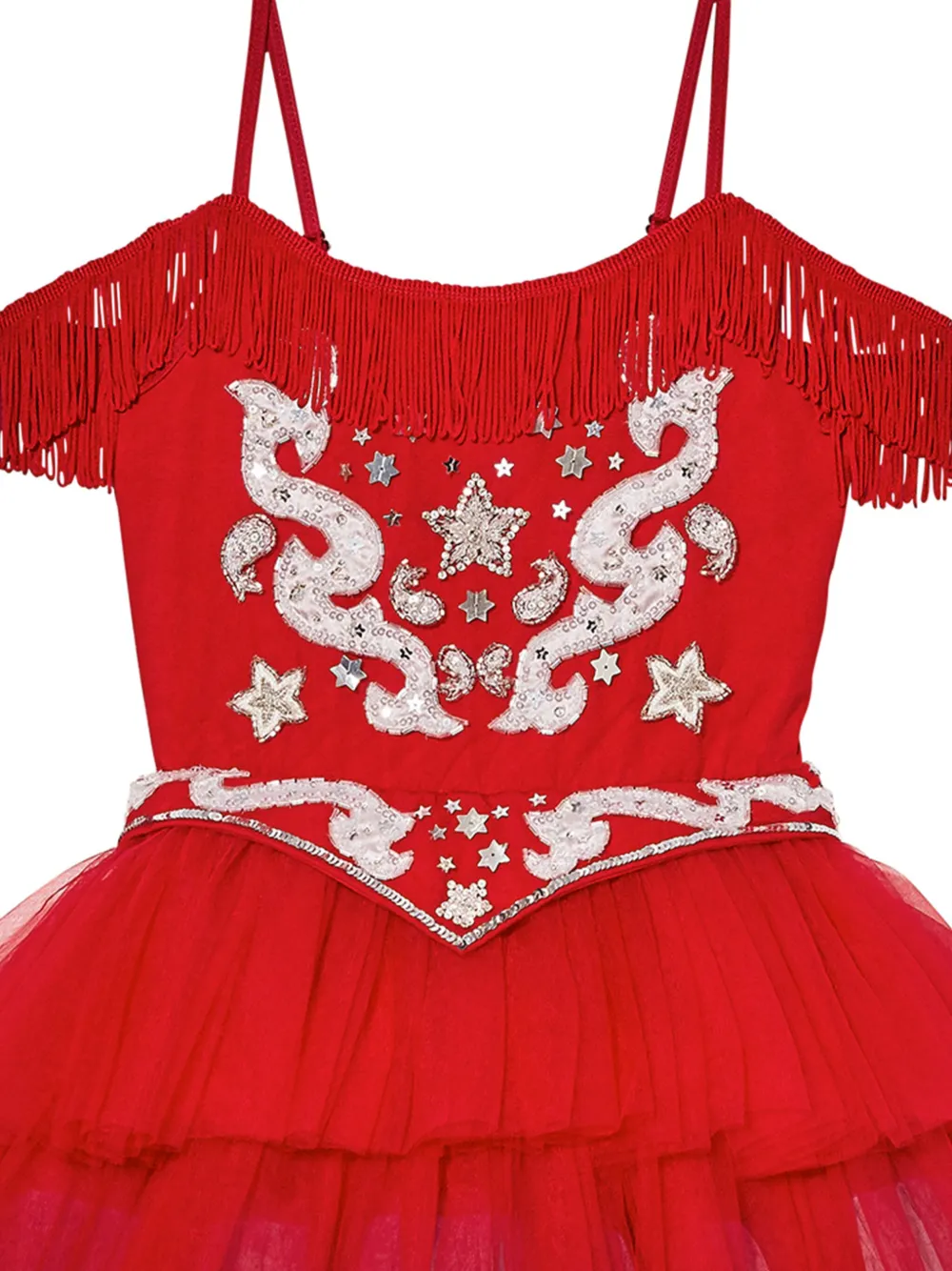 Tutu Du Monde Milly The Kid jurk met tutu Rood