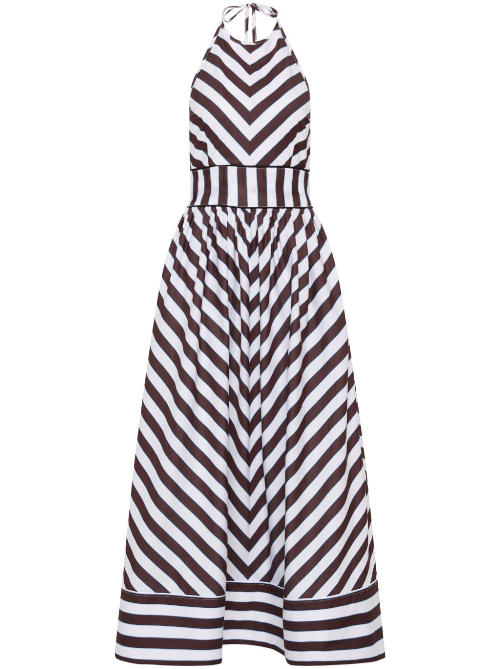 Rebecca Vallance Pippa midi-jurk Zwart