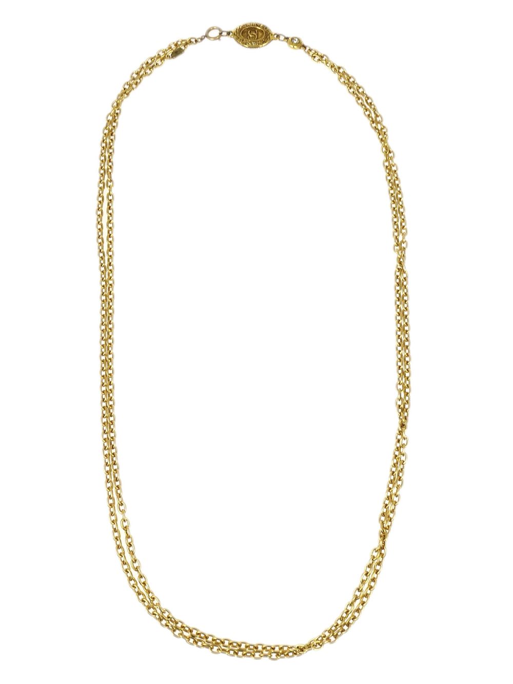 CHANEL Pre-Owned 1980-1990's chain necklace - Gold