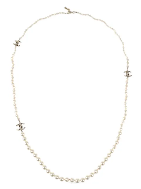 CHANEL Pre-Owned 2015 faux-pearl necklace