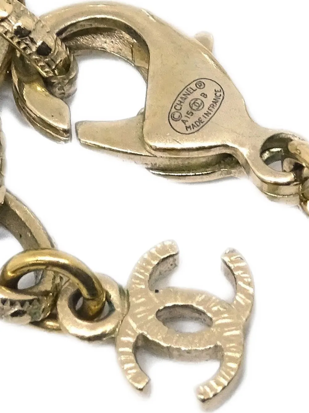 CHANEL Pre-Owned 2015 faux-pearl necklace | Image 2