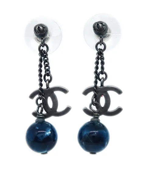 CHANEL Pre-Owned 2010 CC earrings