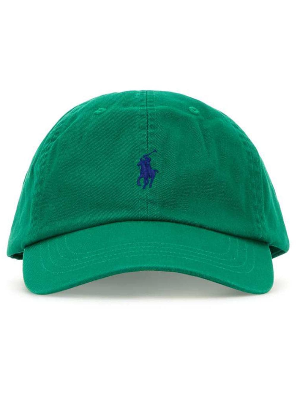 Shop Polo Ralph Lauren Logo-embroidery Baseball Cap In Green