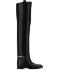 Gucci leather over-the-knee boots - Black