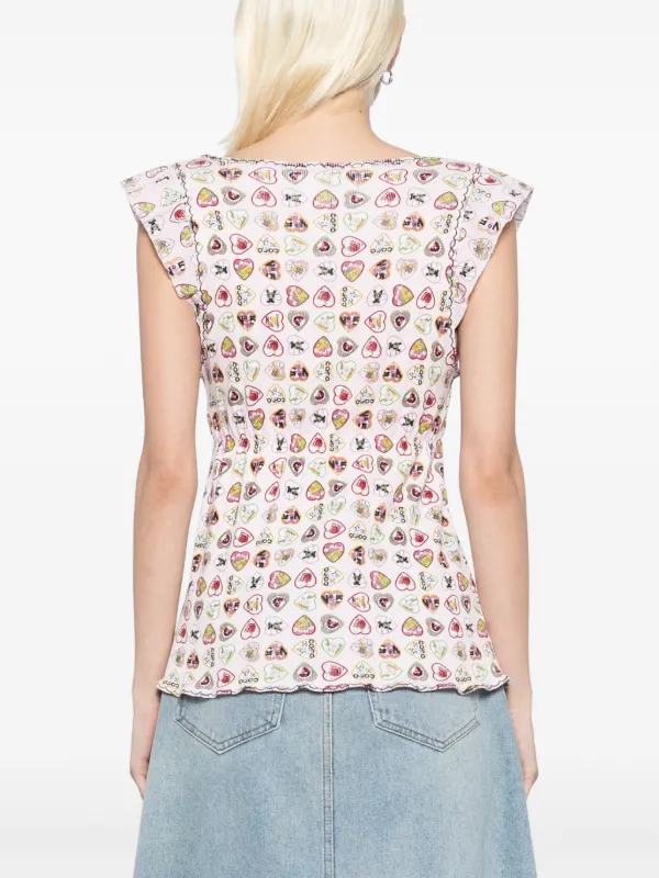 CHANEL Pre-Owned 2006 Valentine Tank Top | Pink | FARFETCH HK