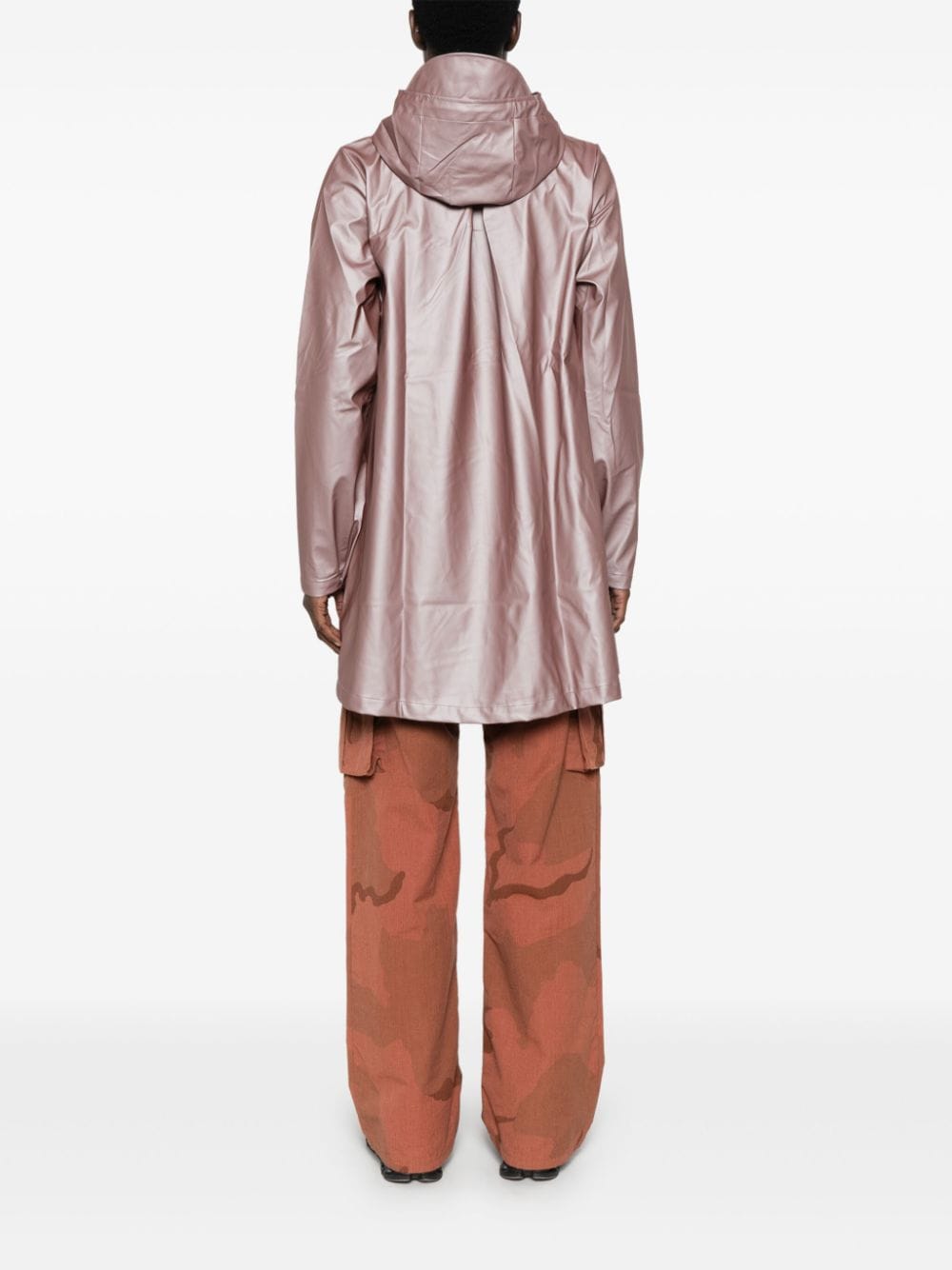 Shop Rains A-line Raincoat In Pink