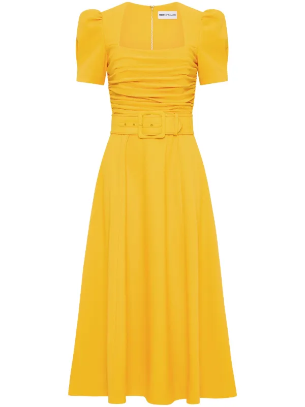 REBECCA VALLANCE★バターイエローワンピースRowan Midi Dress Rowan Midi Dress | Butter Yellow – Rebecca Vallance