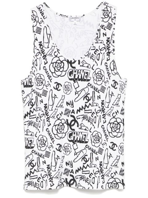 CHANEL 2000s Chanel CC Mark Tanktop Women