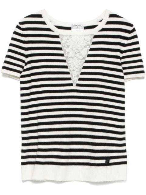 CHANEL 2005 CHANEL Short Sleeve Knit Shirt Women