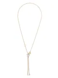 agnès b. logo star shape necklace - Gold