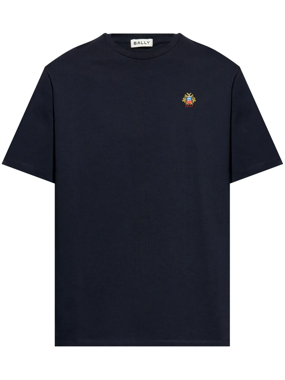 Bally T-shirt met geborduurd logo Blauw