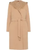 Gucci reversible GG coat - Brown