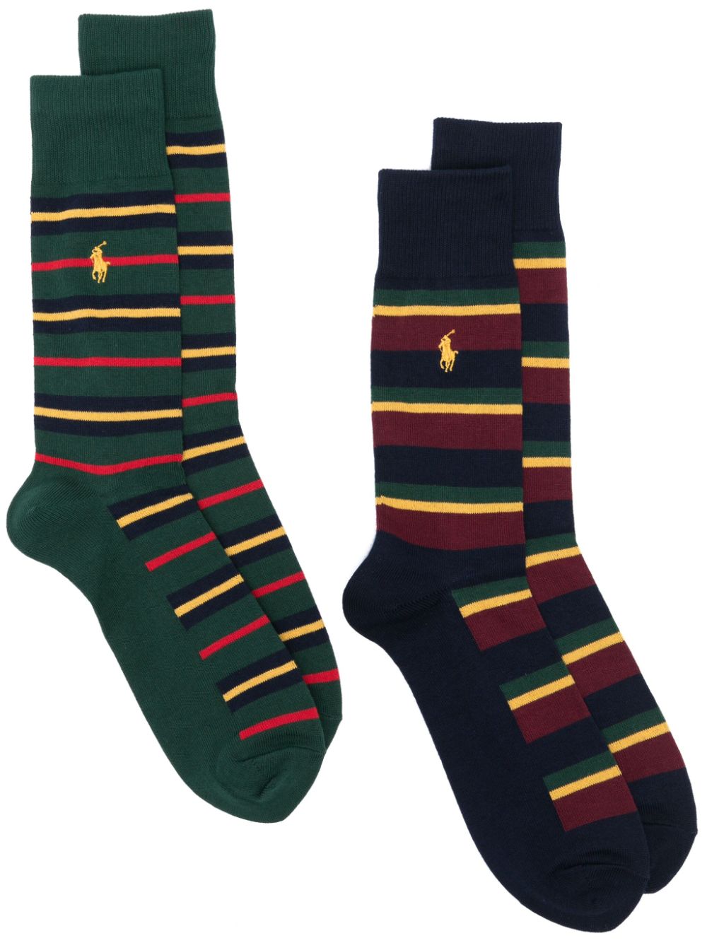 Polo Ralph Lauren striped socks (pack of two) - Blue