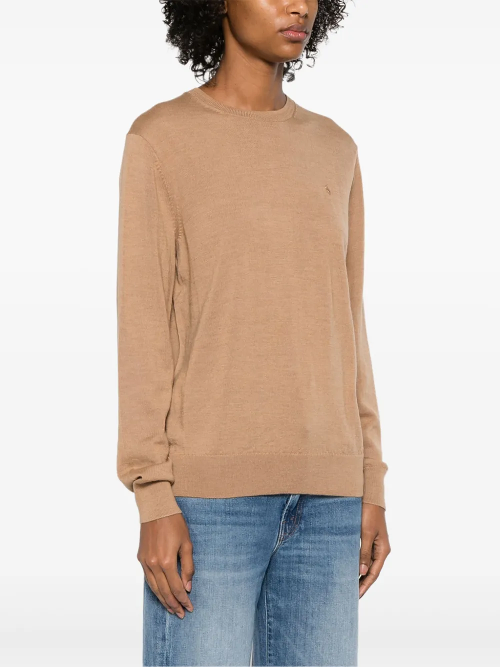 Polo Ralph Lauren Trui met Polo Pony-patroon Bruin