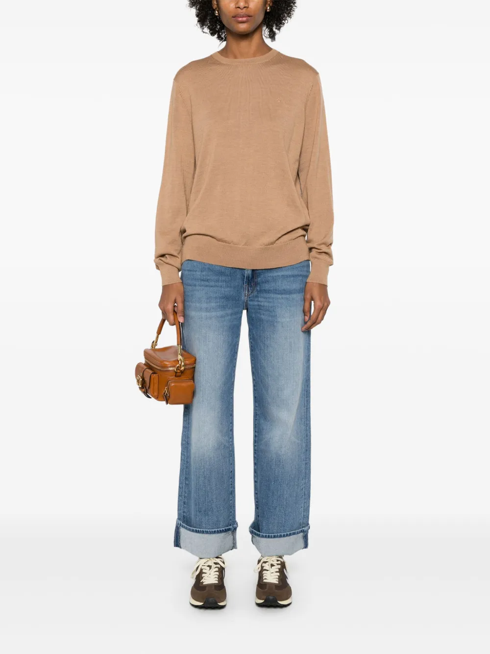 Polo Ralph Lauren Trui met Polo Pony-patroon Bruin