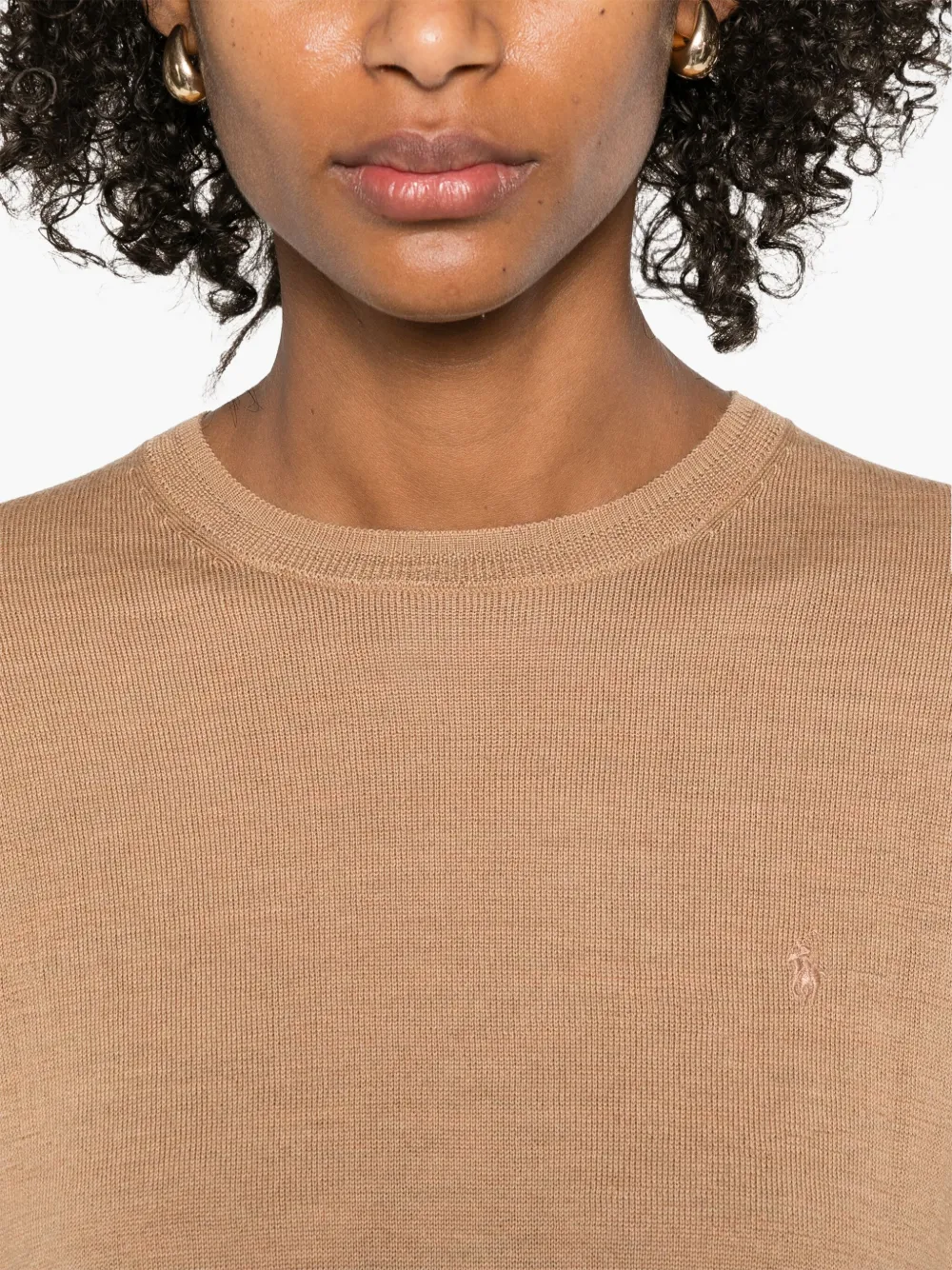 Polo Ralph Lauren Trui met Polo Pony-patroon Bruin