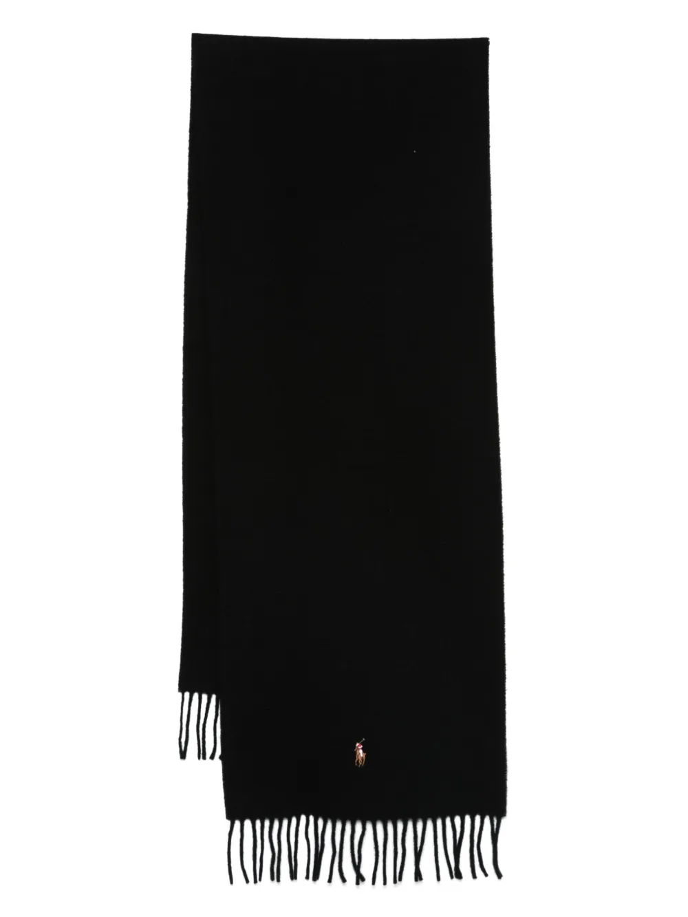 Polo Ralph Lauren Wool Scarf In Black