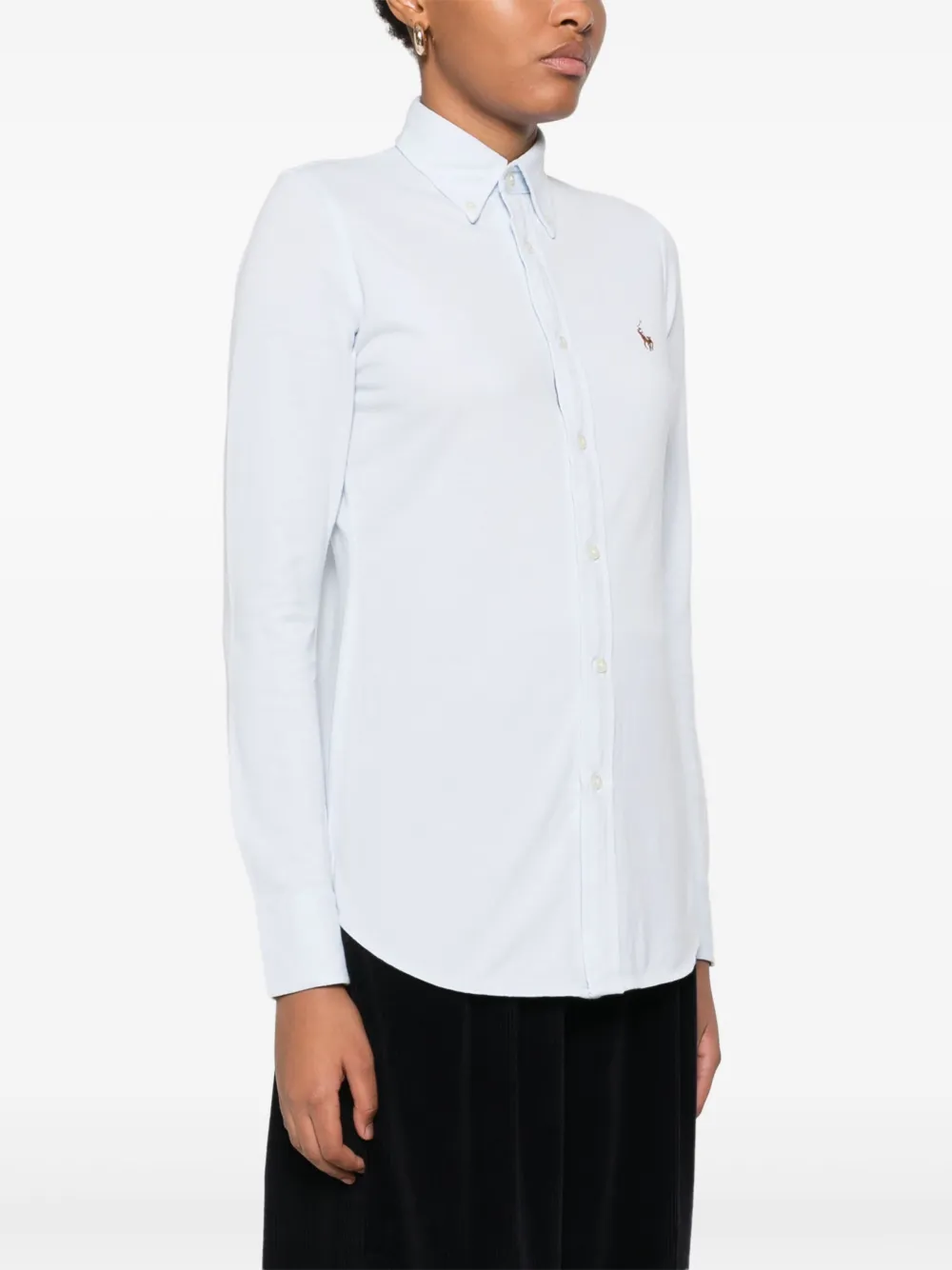 Polo Ralph Lauren Piqué blouse Blauw
