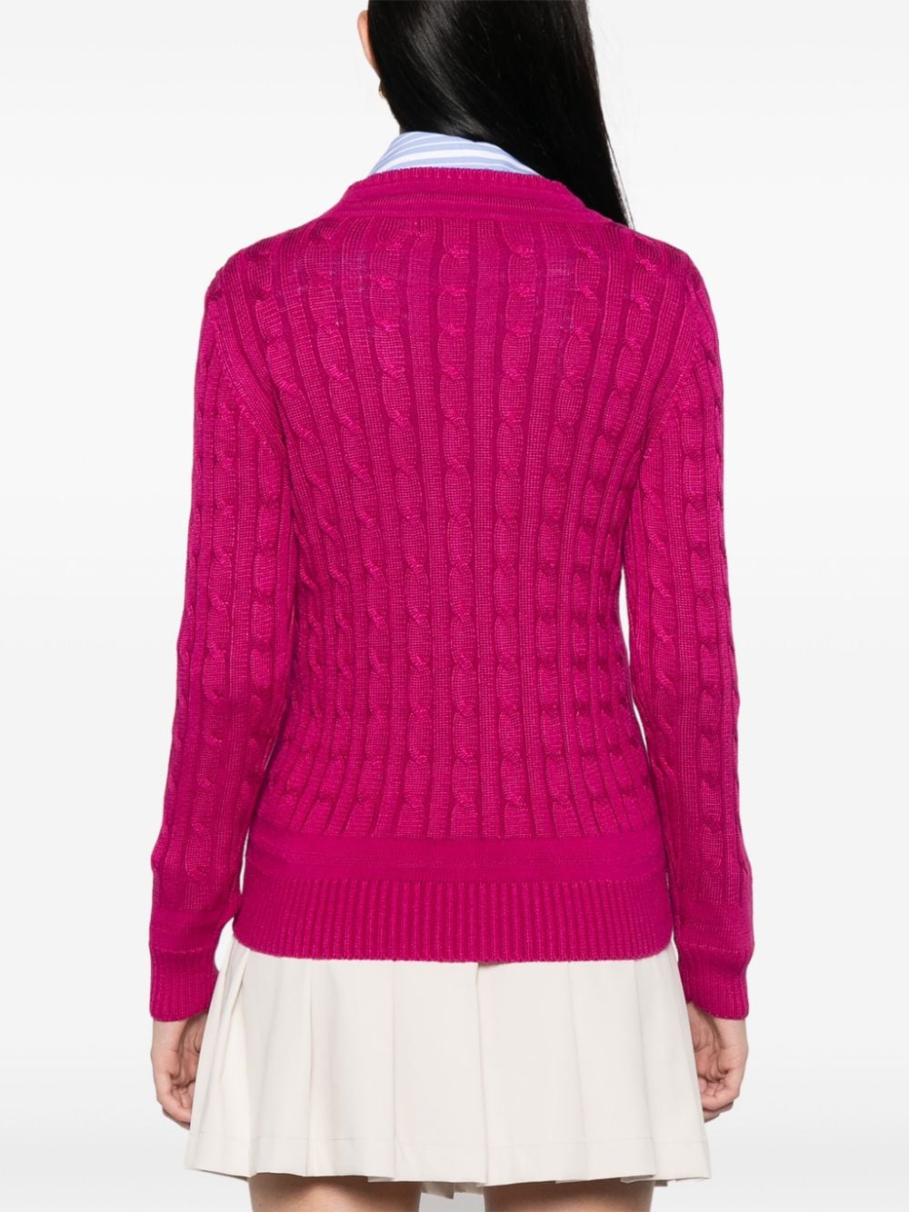 Shop Lauren Ralph Lauren Meren Sweater In Rosa