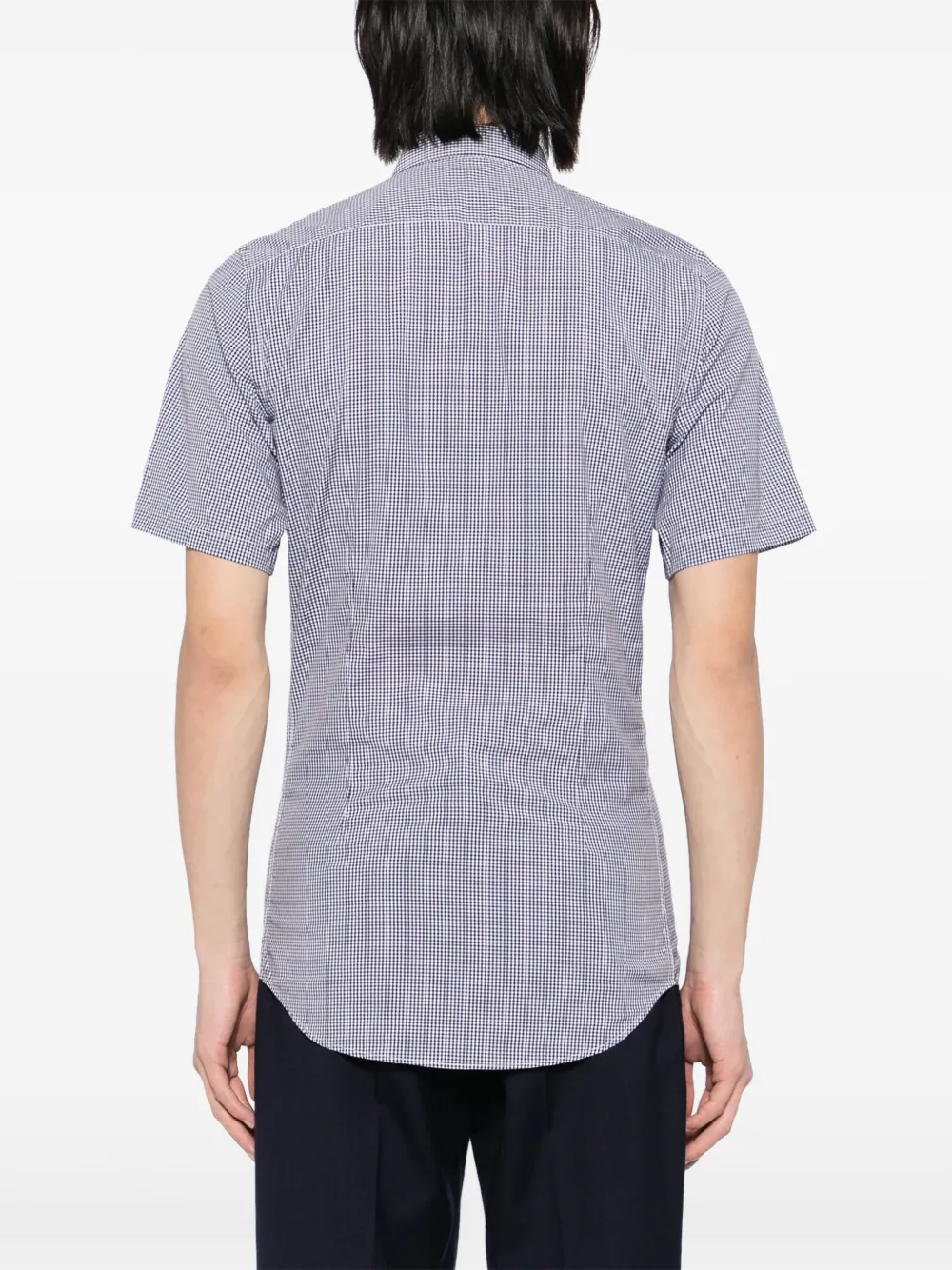 Gucci Geruit overhemd Blauw