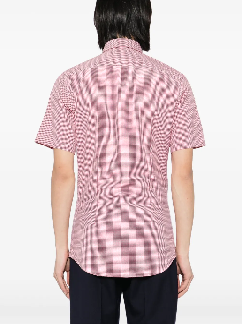 Gucci Geruit overhemd Rood