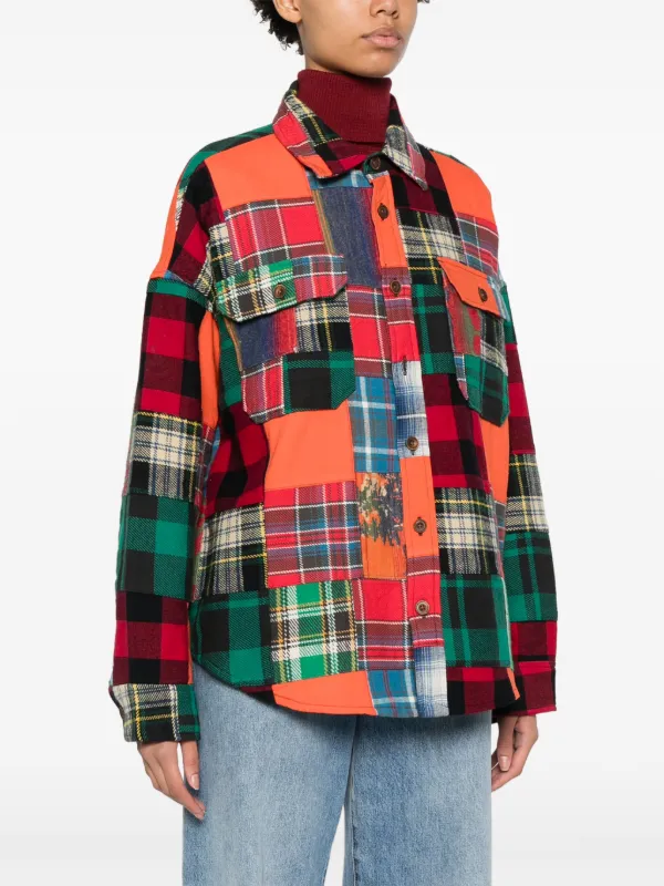 Polo Ralph Lauren Patchwork Shirt | Red | FARFETCH