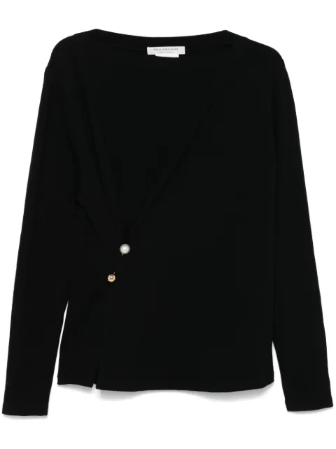 Philosophy Di Lorenzo Serafini pierced sweater