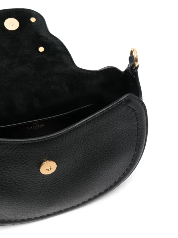 Valentino Garavani VLogo Signature-plaque Shoulder Bag | Black
