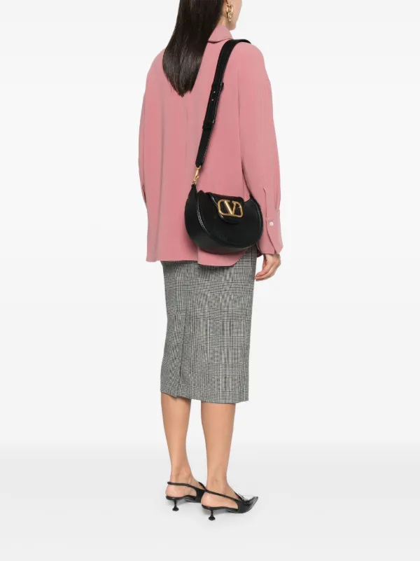 Valentino Garavani VLogo Signature-plaque Shoulder Bag