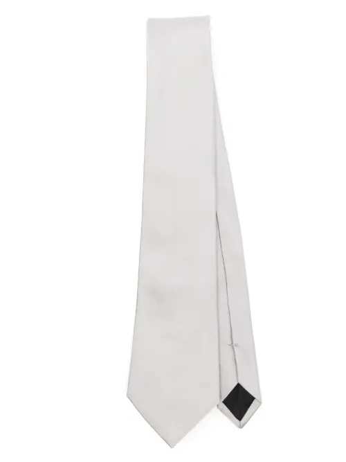 Lanvin cravate en soie - Gris - Lanvin - Modalova