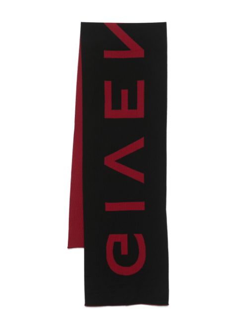 Givenchy logo-jacquard scarf Men