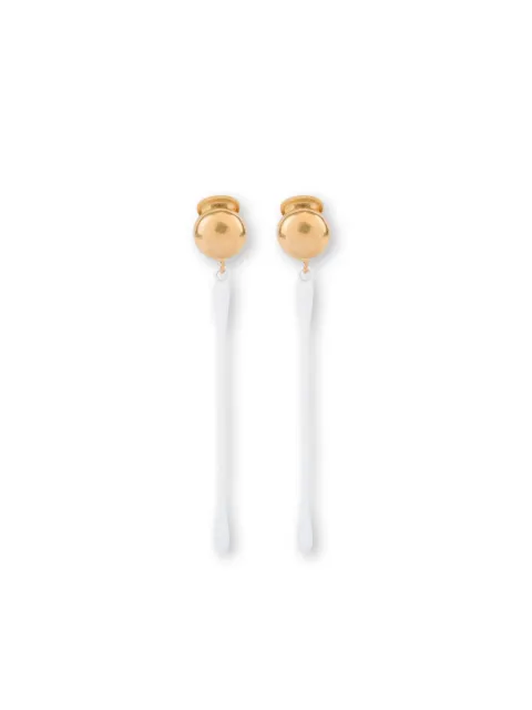 Moschino drop earrings