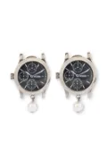 Moschino watch clip-on earrings - Silver