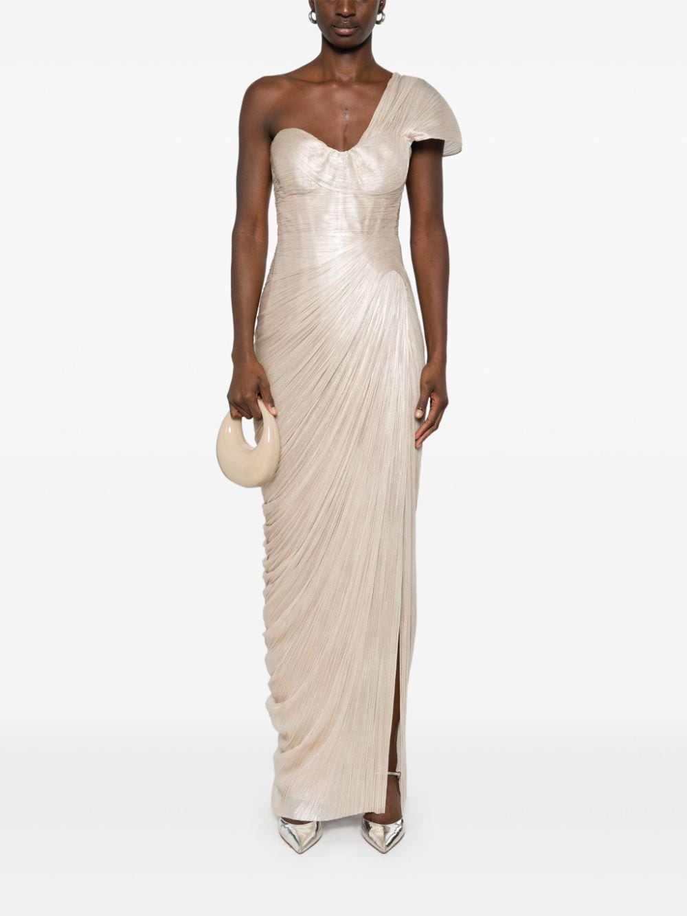 Shop Maria Lucia Hohan Lindsey Gown In Gold