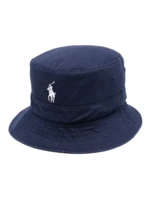 OUR LEGACY cotton-blend Bucket Hat | Blue | FARFETCH