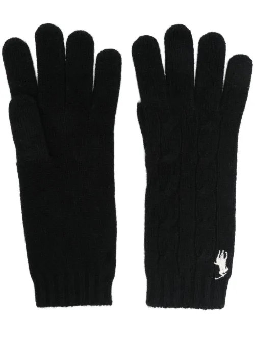 Gants en maille torsadée - Polo Ralph Lauren - Modalova