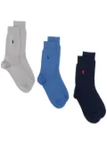 Polo Ralph Lauren crew socks (pack of three) - Blue