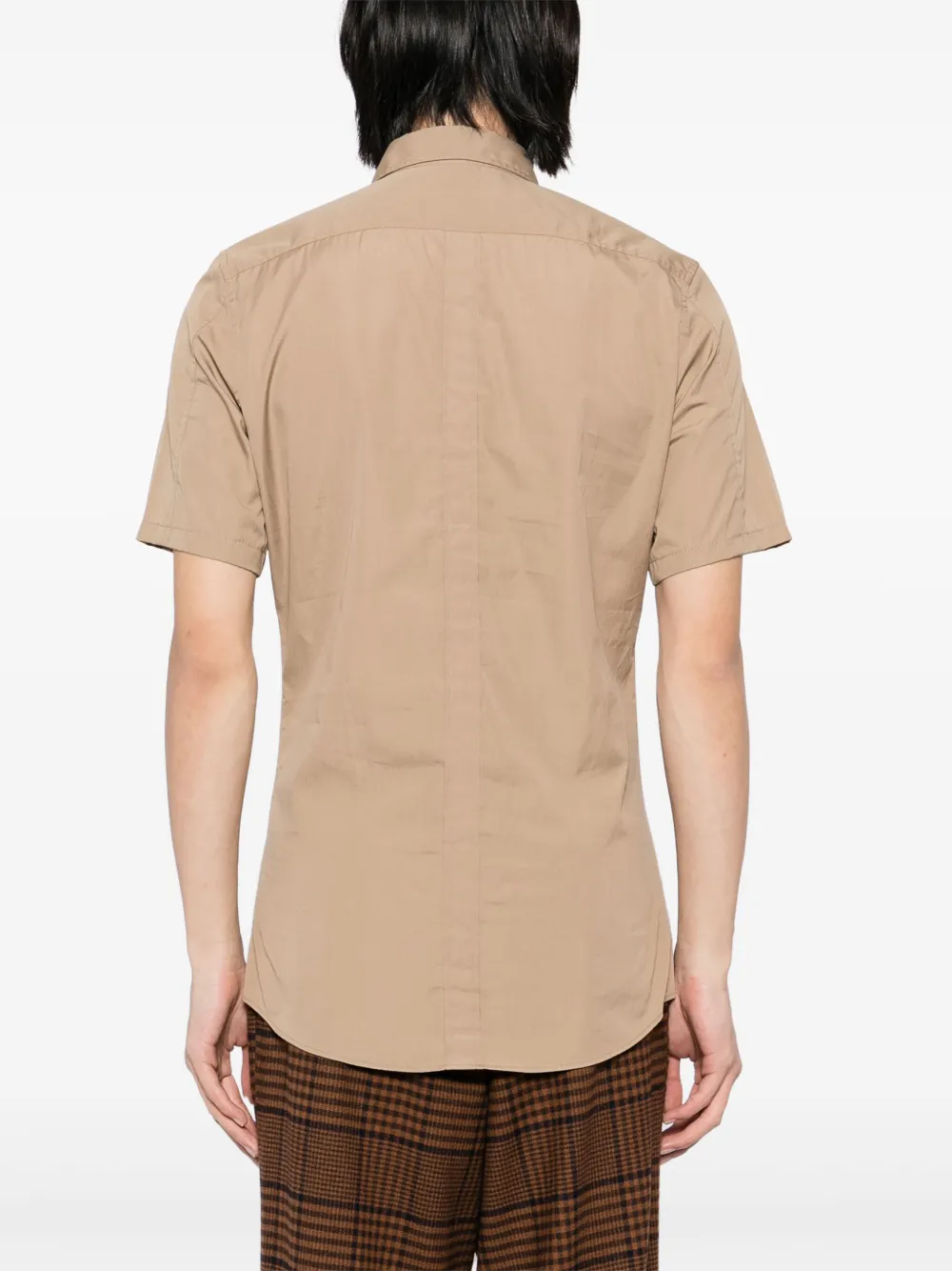 Gucci Overhemd met logoprint Beige
