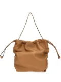 Moschino leather bucket bag - Neutrals