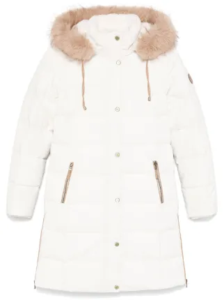 RALPH LAUREN 　ダウンベスト　ホワイト　コヨーテ　ファー付き　 M prm-o-560n.jpg