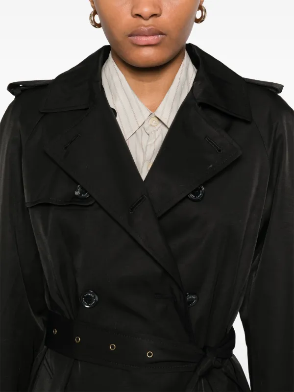 Lauren Ralph Lauren double-breasted Trench Coat | Black Lauren Ralph Lauren double-breasted Trench Coat | Black