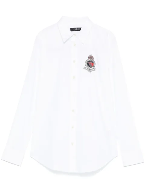Lauren Ralph Lauren beaded-crest shirt