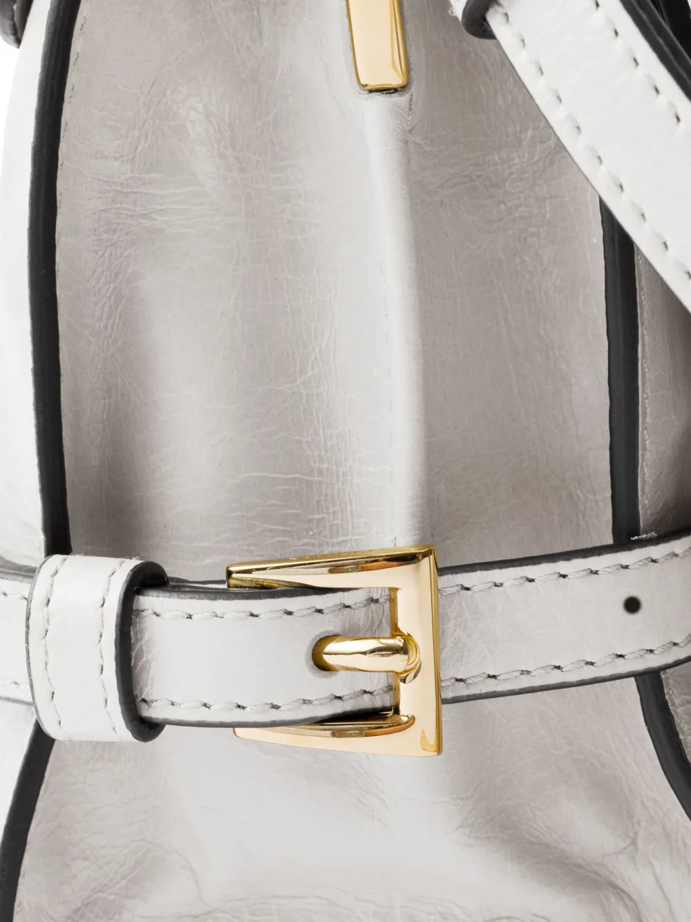 Prada Leren schoudertas Wit