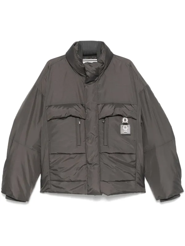 Wooyoungmi リップストップ ジャケット | グレー | FARFETCH JP