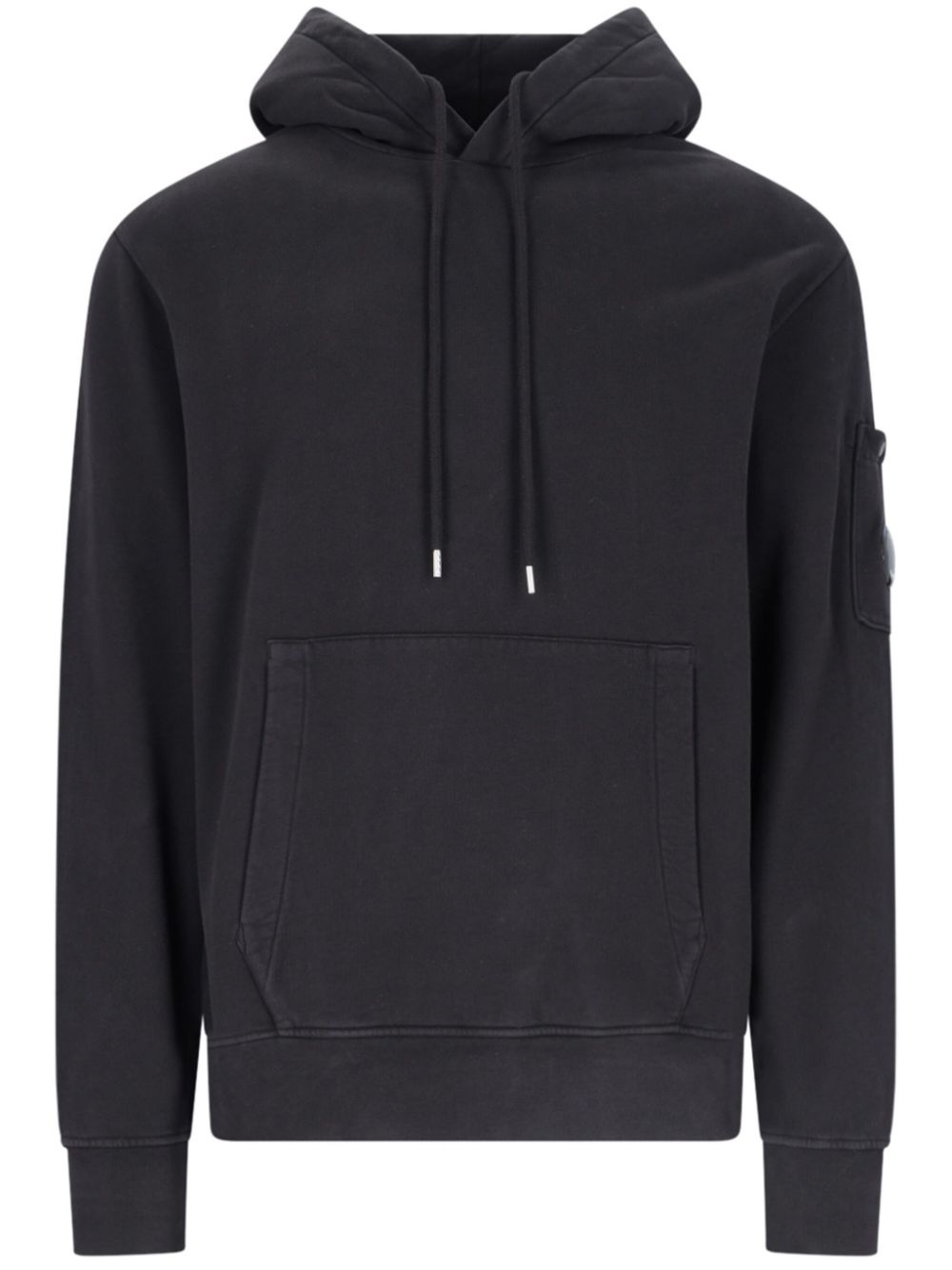 C.P. Company Lens-detail hoodie - Black