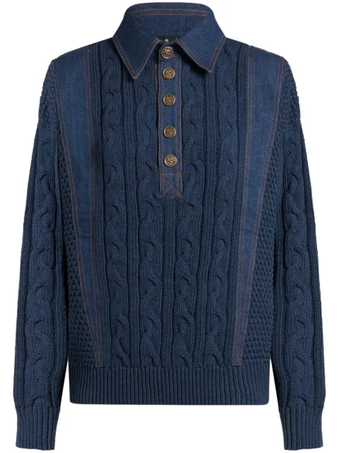 ETRO knitted polo shirt 