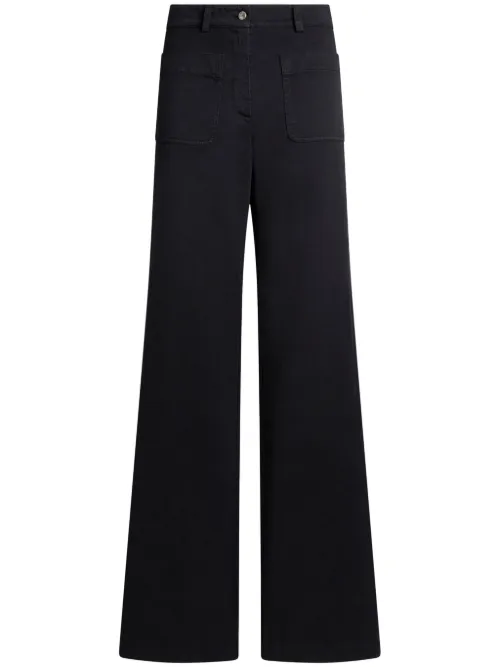 ETRO pantalon à coupe ample - Bleu - ETRO - Modalova